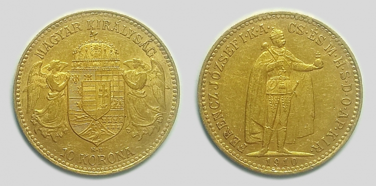 1910 Ferenc József 10 korona
