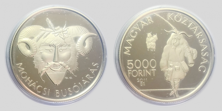 2011 Mohácsi busójárás 5000 forint