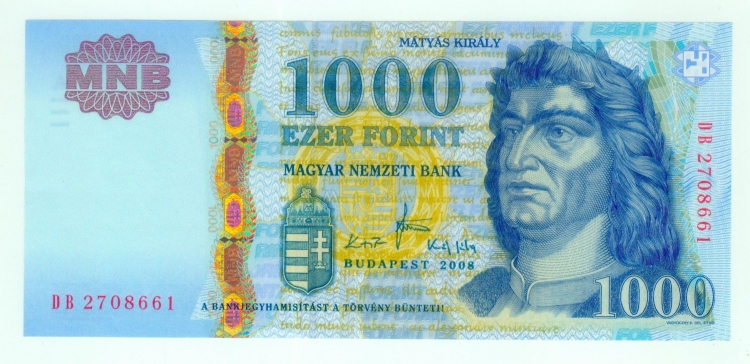 2008 1000 forint