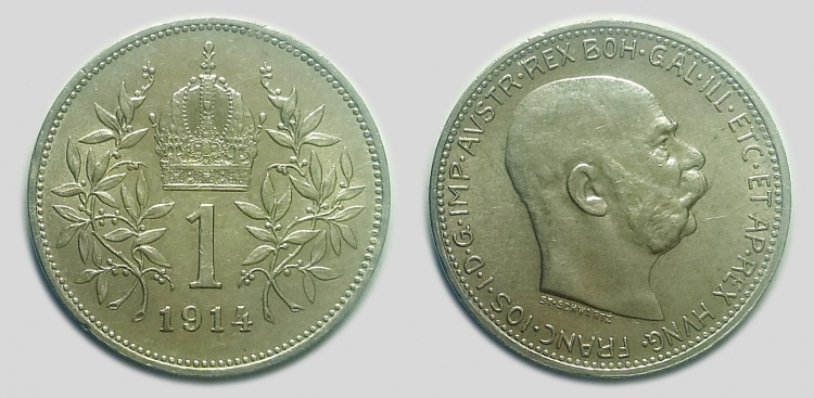 1914 Ferenc József 1 korona