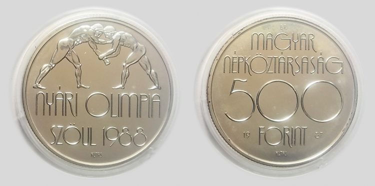 1987 Nyári olimpia - Szöul 500 forint