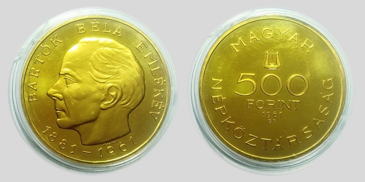 1961 Bartók Béla 500 forint