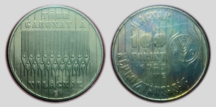 1983 FAO 100 forint