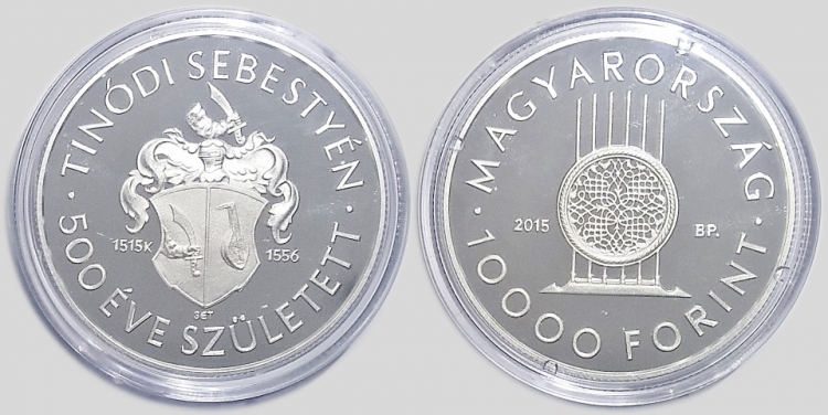 2015 Tinódi Sebestyén 10000 forint