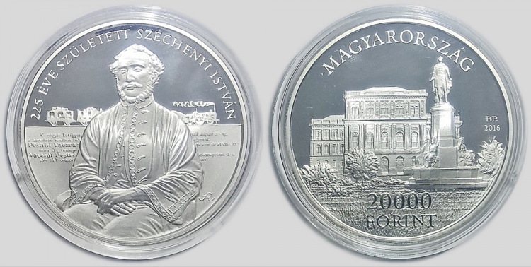 2016 Széchenyi István 20000 forint