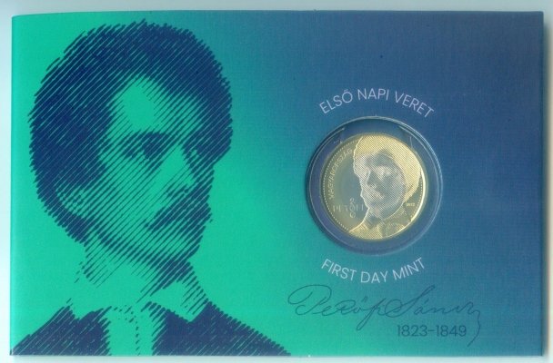 2023 Petőfi Sándor 200 forint első napi veret