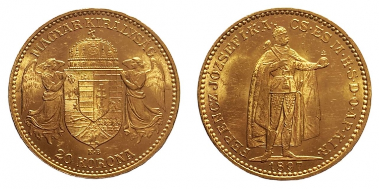 1897 Ferenc József 20 korona