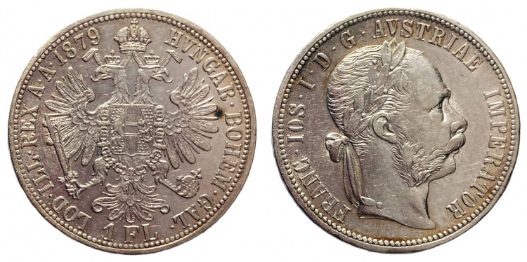 1879 Ferenc József 1 florin