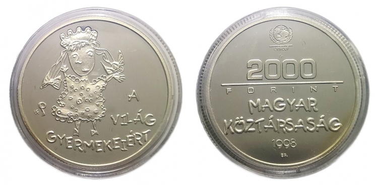 1998 UNICEF - A világ gyermekeiért 2000 forint