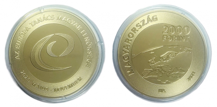 2021 Az Európa Tanács magyar elnöksége 2000 forint