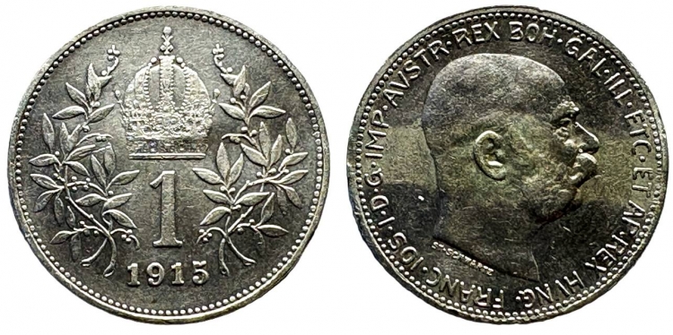 1915 Ferenc József 1 korona