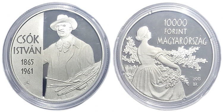 2015 Csók István 10000 forint