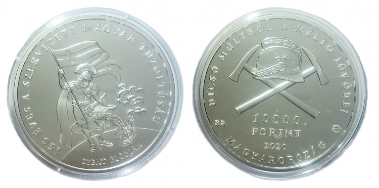 2020 150 éves a szervezett magyar Tűzoltóság 10000 forint
