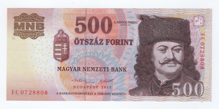 2013 500 forint