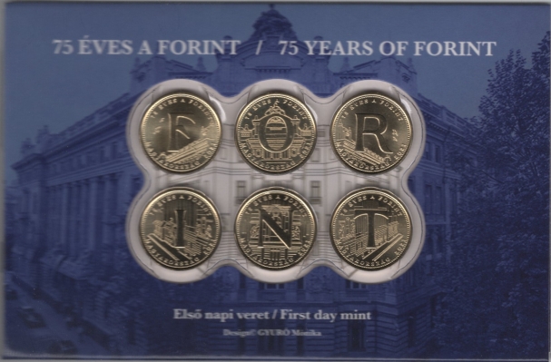 2021 75 éves a forint első napi veret