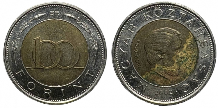 2002 Kossuth Lajos 100 forint