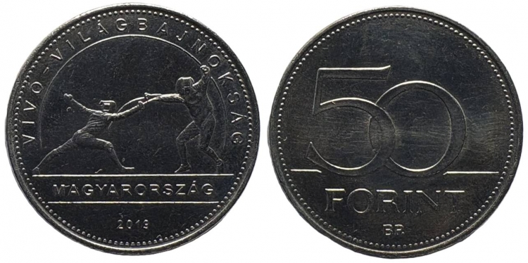 2019 Vívó VB 50 forint