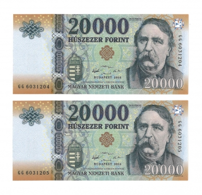 2016 20000 forint