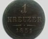 1851 Ferenc József 1 krajcár E