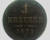 1851 Ferenc József 1 krajcár E