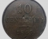 1849 10 centesimi M Ferenc József