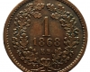 1868 Ferenc József 1 krajcár KB