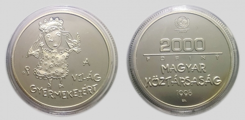 1998 UNICEF - A világ gyermekeiért 2000 forint