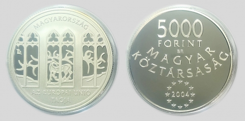 2004 Csatlakozás az Európai Unióhoz 5000 forint