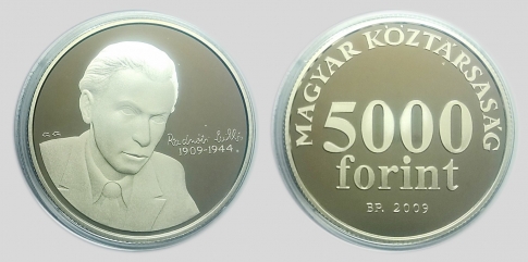 2009 Radnóti Miklós 5000 forint