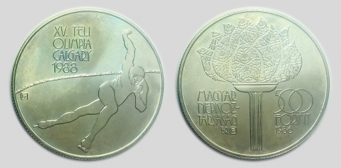 1986 Téli olimpia - Calgary 500 forint