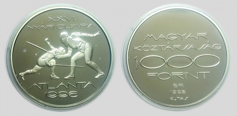 1995 Nyári Olimpia - Atlanta 1000 forint