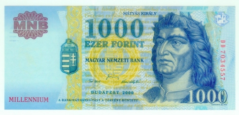 2000 1000 forint Millenium