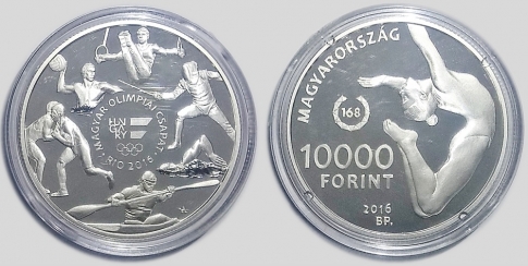 2016 Rió - Nyári Olimpia 10000 forint