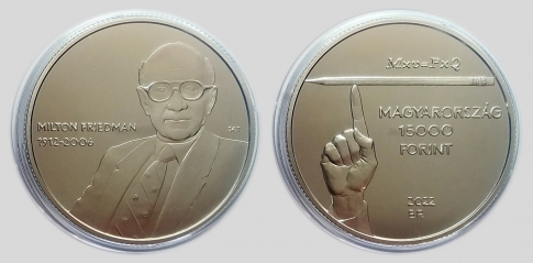 2022 Milton Friedman 15000 forint