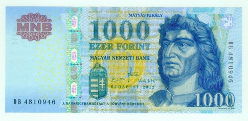 2012 1000 forint