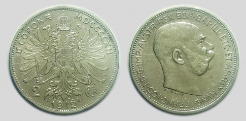 1912 Ferenc József 2 korona