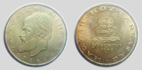 1948 Táncsics Mihály 20 forint
