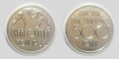 1987 Nyári olimpia - Szöul 500 forint
