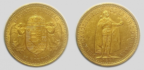 1897 Ferenc József 10 korona