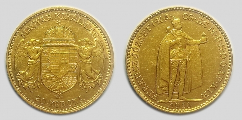 1910 Ferenc József 20 korona