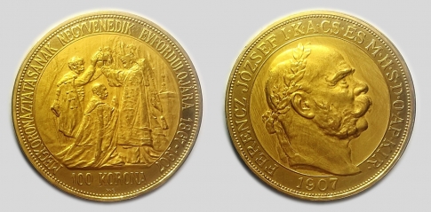 1907 Ferenc József 100 korona