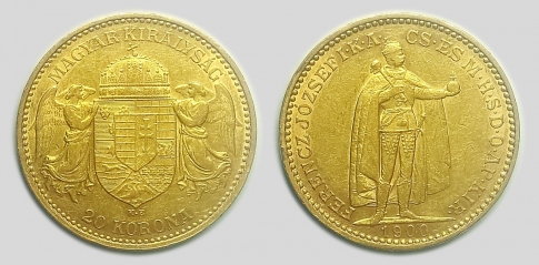 1900 Ferenc József 20 korona