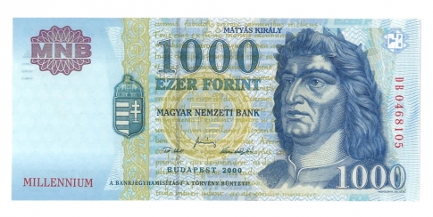 2000 1000 forint Millenium