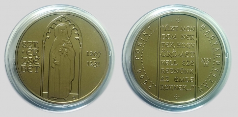 2021 Szent Erzsébet 2000 forint