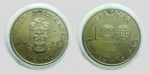 1985 Labdarugó Világbajnokság 100 forint