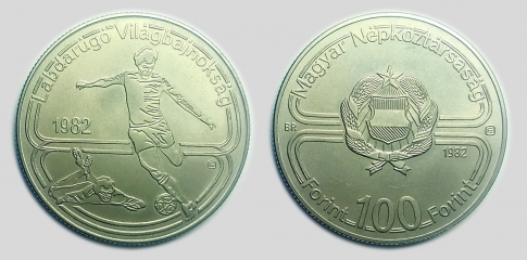 1982 Labdarugó Világbajnokság 100 forint