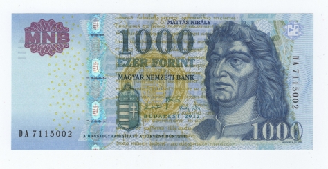 2012 1000 forint