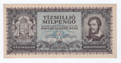 1946 10 millió milpengő