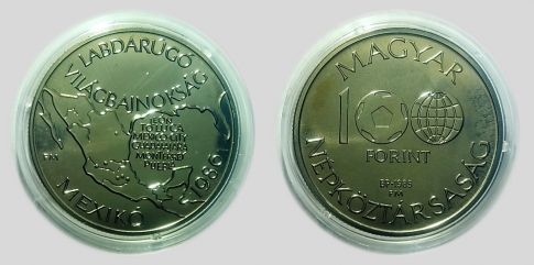 1985 Labdarugó Világbajnokság 100 forint