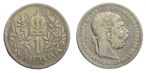 1894 Ferenc József 1 korona